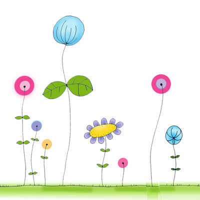 Sugola Design Illustration Blumenbeet Exklusive maßgeschneidert personalisiert Individuelle gestaltung Handgemalt
